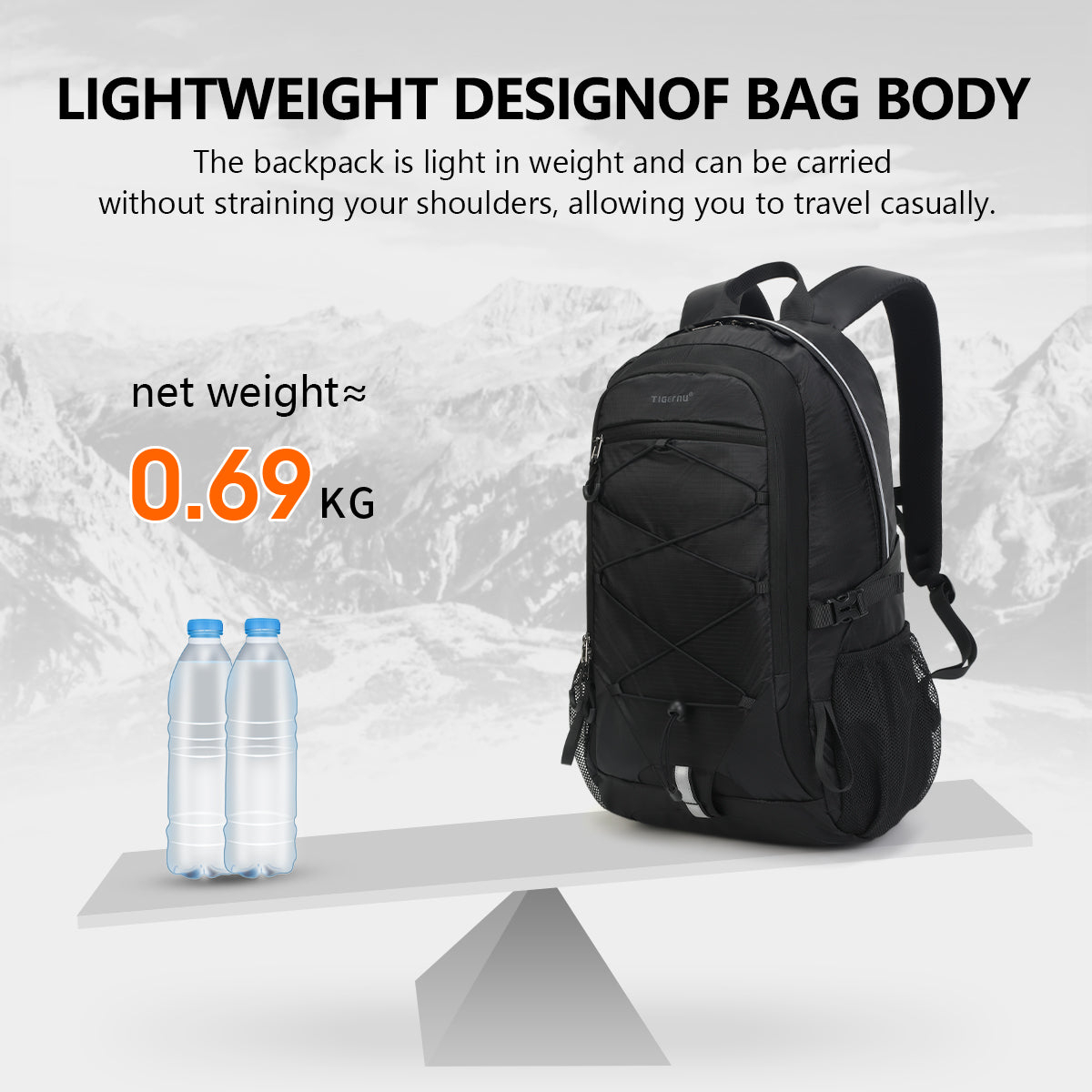 TIGERNU T-B9500 hiking travel mountaineering camping outdoor laptop backpack