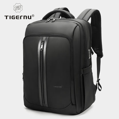 Hot sell Tigernu T-B9600 15.6 17 backpack wholesale computer bag anti theft travel laptop backpack with type c usb charging port bulletproof