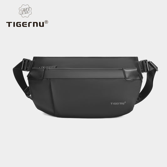 TIGERNU men's waterproof trend fashion casual crossbody bag