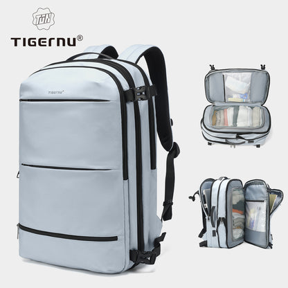 Tigernu new T-B9831 large capacity 27L To 37L leisure travel laptop backpack