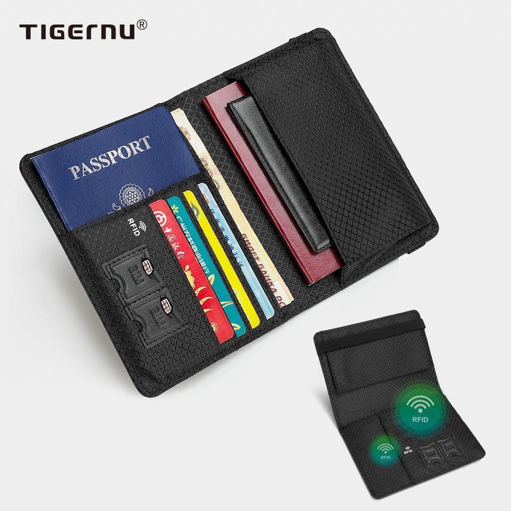 Tigernu Brand Luxury Men Wallet PU Leather Men Wallet Coin Purse Small Mini  Card Holder Business Wallet's Card Bags High Quality